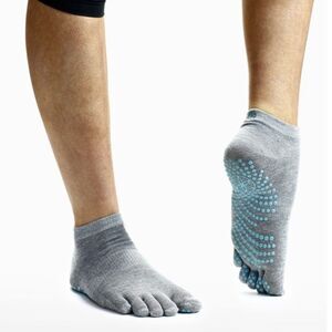 Yoga Socks Blue Super Grippy by Gaiam